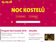 Tablet Screenshot of nockostelu.cz